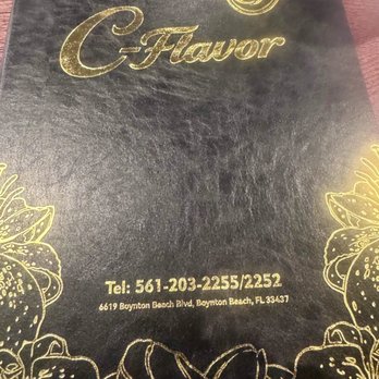 C-Flavor - Menu Cover - Chinese Near Me - Boynton Beach, Florida C-Flavor - Menu Cover - Chinese Near Me - Boynton Beach, Florida