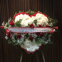 One of the floral arrangements made.