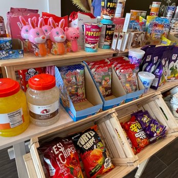 T zone Dessert - Little stand of assorted snacks and treats inside - Bubble Tea Near Me - Sterling, Virginia