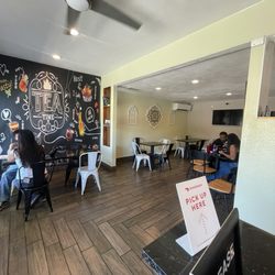 Tower Tea - The back has a seating area too. The front does as well.