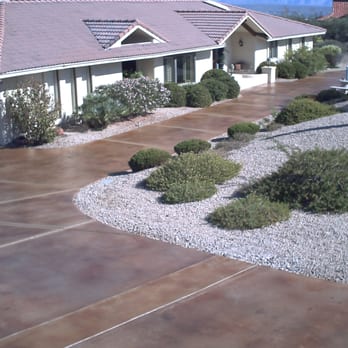Cohills Building Specialties - Stained Driveway by Creative Concrete by Scott - Building Supplies Near Me - Phoenix, Arizona