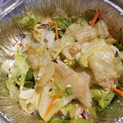 Ordered a Greek salad from French's and brought it home. Didn't think I would have to pick through all the brown lettuce. Yuck!!