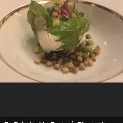 Beautiful salad on the 18-21 courses tasting menu.
