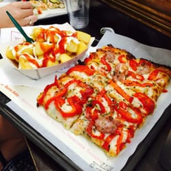 Patatas Fritas...very Spanish. And, great pizza!