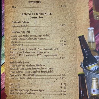 Palmas Restaurant - December 2021 menu prices - Mexican Near Me - Soledad, California