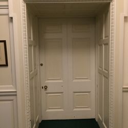 Gartmore House - Massive door to the Library. It was 10 feet high and at least 5 feet wide.