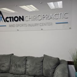 Action Chiropractic and Sports Injury Center of Naperville - Front Office waiting room.