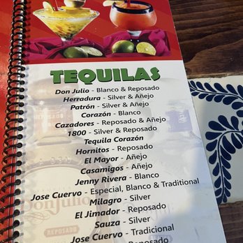 Garibaldis - Tequila menu - Mexican Near Me - Elko, Nevada