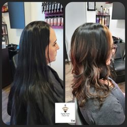Crystalyn Couture Salon & Spa - Fall Copper Balayage 2023