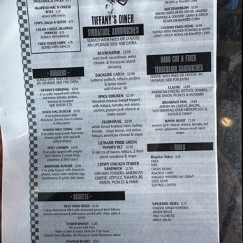 Tiffany's Diner - Menu - Breakfast & Brunch Near Me - Saint Joseph, Missouri Tiffany's Diner - Menu - Breakfast & Brunch Near Me - Saint Joseph, Missouri