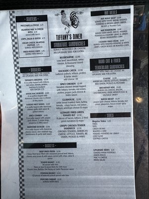 Menu photo 2 Tiffany's Diner Saint Joseph, MO Menu photo 2 Tiffany's Diner Saint Joseph, MO