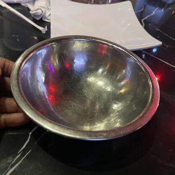 Kublai Khan - Kids silver bowl - Mongolian Near Me - Southaven, Mississippi