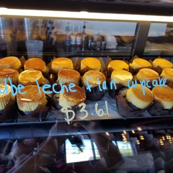Cafe 86 - The elusive Ube Leche Flan Cupcakes - Desserts Near Me - Las Vegas, Nevada