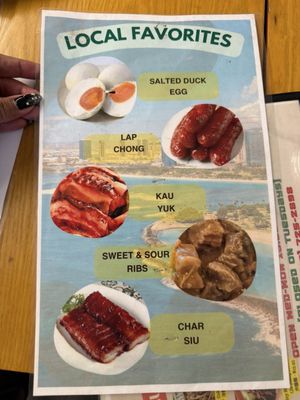 Menu photo 4 Wah Kung Honolulu, HI