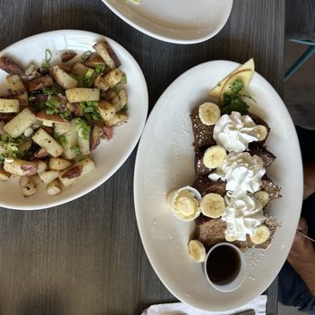 Hot off the Griddle - banana bread french toast (seasonal) - Breakfast & Brunch Near Me - Rocklin, California Hot off the Griddle - banana bread french toast (seasonal) - Breakfast & Brunch Near Me - Rocklin, California