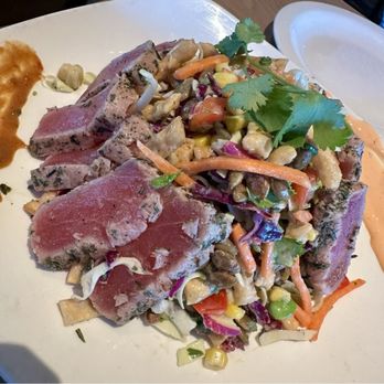 Firebirds Wood Fired Grill - Ahi Tuna Superfoods Salad* - American Near Me - Grapevine, Texas Firebirds Wood Fired Grill - Ahi Tuna Superfoods Salad* - American Near Me - Grapevine, Texas