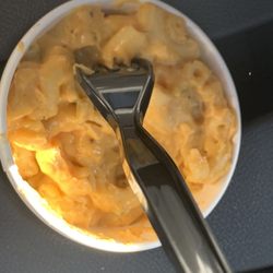 Shell Gas Station - Mac and cheese, maybe the best I've ever had. It has a little spice to it.