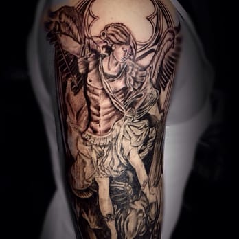 Phat Buddha Elite Tattoos - St. Michael tattoo by Rob - Tattoo Near Me - Markham, Ontario