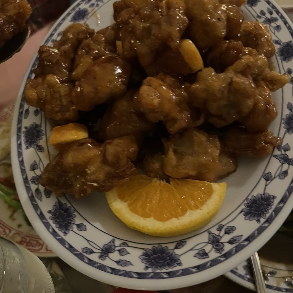 Hop Sing Palace - The Orange chicken-not too sweet and just the right amount of sauce - Chinese Near Me - Folsom, California