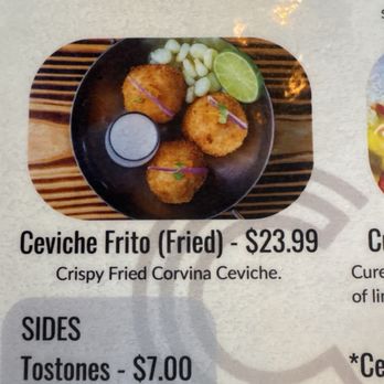 Ceviches By Divino - These were stuffed with ceviche - worth every dollar got them on all three visits! - Peruvian Near Me - Miami Beach, Florida Ceviches By Divino - These were stuffed with ceviche - worth every dollar got them on all three visits! - Peruvian Near Me - Miami Beach, Florida