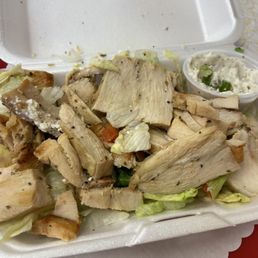 I ordered the chicken shawarma salad. Horrible I ordered the chicken shawarma salad. Horrible