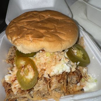 Dove's Barbecue - Reaper BBQ Sandwich - Barbeque Near Me - Bladenboro, North Carolina Dove's Barbecue - Reaper BBQ Sandwich - Barbeque Near Me - Bladenboro, North Carolina