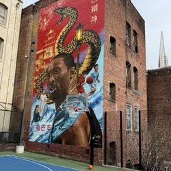 Willie Woo Woo Wong Playground - What a great mural. R.i.P Kobe 2/2025