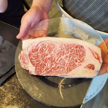 Yoji Yamada - Miyazaki New York strip (raw) - Sushi Bars Near Me Yoji Yamada - Miyazaki New York strip (raw) - Sushi Bars Near Me