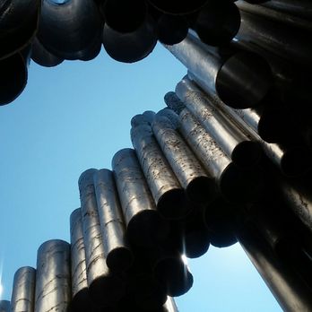 Sibelius-monumentti - A look from underneath the monument. - Landmarks & Historical Buildings Near Me - Helsinki, 18 Sibelius-monumentti - A look from underneath the monument. - Landmarks & Historical Buildings Near Me - Helsinki, 18