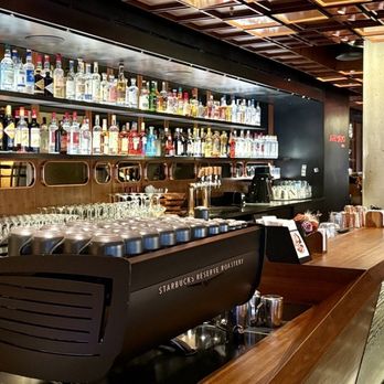 Starbucks Reserve Roastery - Upstairs cocktail area - Coffee Roasteries Near Me - New York, New York