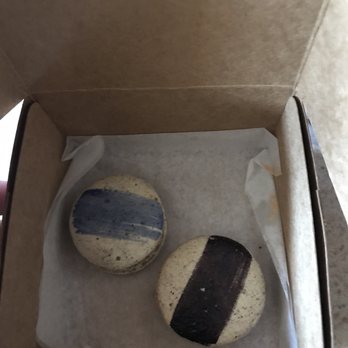 Confectionery - Chai and english breakfast macaroons. The matcha macaron( not pictured) was delicious! - Chocolatiers & Shops Near Me - New York, New York Confectionery - Chai and english breakfast macaroons. The matcha macaron( not pictured) was delicious! - Chocolatiers & Shops Near Me - New York, New York