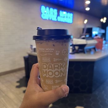 Dark Moon Coffee Roasters - Latte with Churro Moon Cap - Coffee Roasteries Near Me - Henderson, Nevada