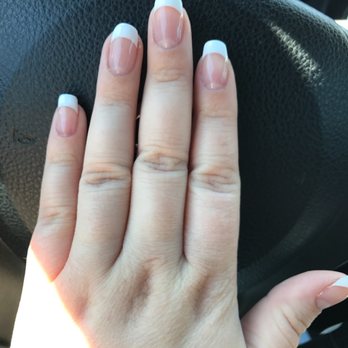 Delicate Nails - French tip shellac manicure - Nail Salons Near Me - Tucson, Arizona