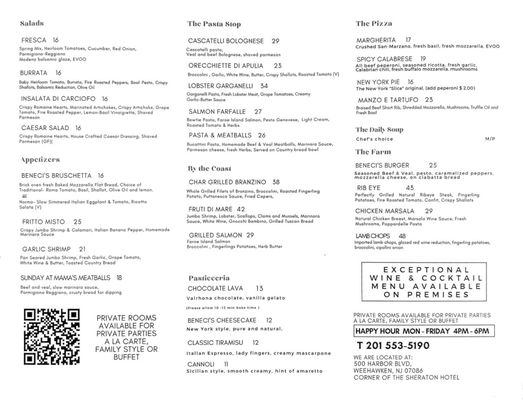 Menu photo 3 Beneci's D'Italia Cucina Weehawken, NJ Menu photo 3 Beneci's D'Italia Cucina Weehawken, NJ