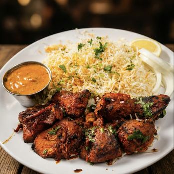 Hello! Hyderabad coonrapids - Tandoori Chicken Breast Tender boneless chicken breast marinated in traditional Indian spices and yogurt, then char-grilled for that smoky t - Indian Near Me - Coon Rapids, Minnesota Hello! Hyderabad coonrapids - Tandoori Chicken Breast Tender boneless chicken breast marinated in traditional Indian spices and yogurt, then char-grilled for that smoky t - Indian Near Me - Coon Rapids, Minnesota