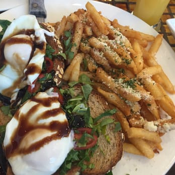 Good Eats - Avocado toast with Parmesan French fries..yummy! - Diners Near Me - Maspeth, New York