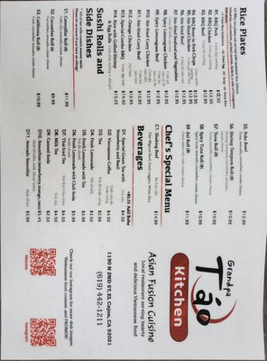 Menu photo 7 Grandpa Tao Kitchen El Cajon, CA Menu photo 7 Grandpa Tao Kitchen El Cajon, CA