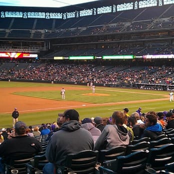 Coors Field - View from row 23 off third base - Stadiums & Arenas Near Me - Denver, Colorado Coors Field - View from row 23 off third base - Stadiums & Arenas Near Me - Denver, Colorado