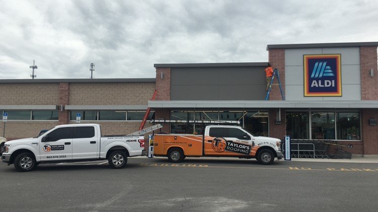 Slide of Taylor's Roofing