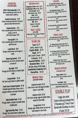 Menu photo 2 West End Diner Brodheadsville, PA Menu photo 2 West End Diner Brodheadsville, PA