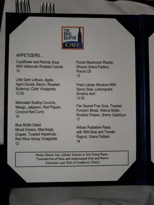 Menu photo 2 The Blue Bottle Cafe Hopewell, NJ
