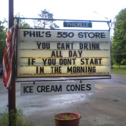 Phil's 550 Store - And a thought for the day