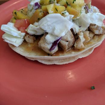 Coconut's Fish Cafe - Kamaole - Fish taco...so big you can use a fork. - Seafood Near Me - Kihei, Hawaii