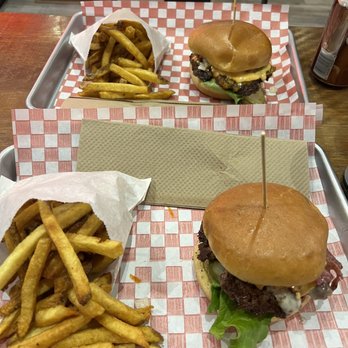 The Burger Bros - two burgers and french fries - Burgers Near Me - Toronto, Ontario The Burger Bros - two burgers and french fries - Burgers Near Me - Toronto, Ontario