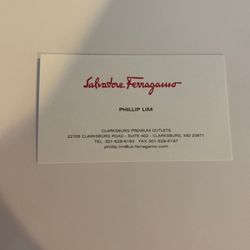 Salvatore Ferragamo - The rudest sales person on the east coast