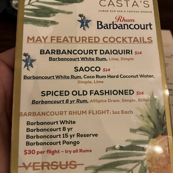 Casta's Rum Bar - Manu - Cuban Near Me - Washington, DC, District of Columbia Casta's Rum Bar - Manu - Cuban Near Me - Washington, DC, District of Columbia