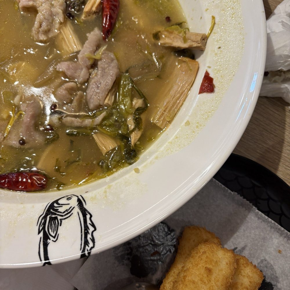 B2J Fish Soup - Fish And Beef Pot Medium - Szechuan Near Me - Gaithersburg, Maryland B2J Fish Soup - Fish And Beef Pot Medium - Szechuan Near Me - Gaithersburg, Maryland