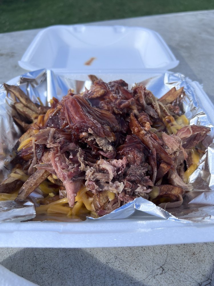 Food from Poulich Pit BBQ