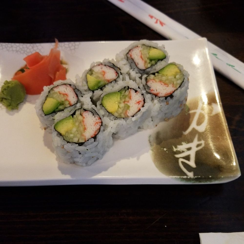 CJ Chan - California rolls with wasabi and pickled Ginger. - Japanese Near Me - Dayton, Ohio CJ Chan - California rolls with wasabi and pickled Ginger. - Japanese Near Me - Dayton, Ohio