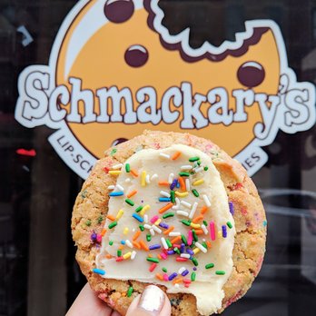 Schmackary's - Delicious. So delicious Funfetti fave with cream cheese frosting! instagram.com/mariebonappetit - Desserts Near Me - New York, New York
